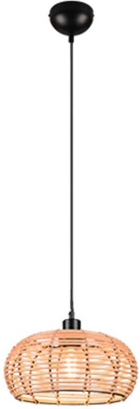 Trio - Pendelleuchte inga 1-flammig Korbgeflecht aus Rattan, ø 29cm