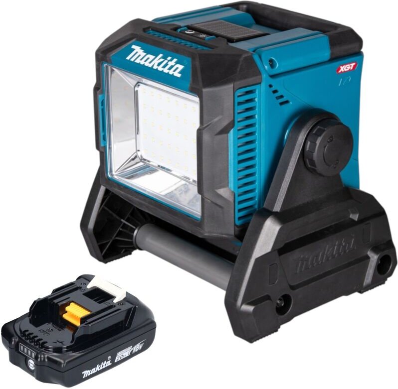 Makita ML 005 G A1 Akku Baustellenleuchte 18 / 40 V max. 3.600 lm + 1x Akku 2,0 Ah - ohne Ladegerät