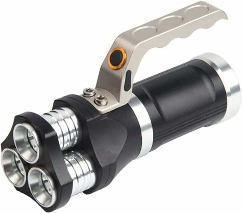 Vtizikl Lampe de poche LED rechargeable multifonction 5000 lumens puissante USB lanterne de poche pour le camping, la pê...