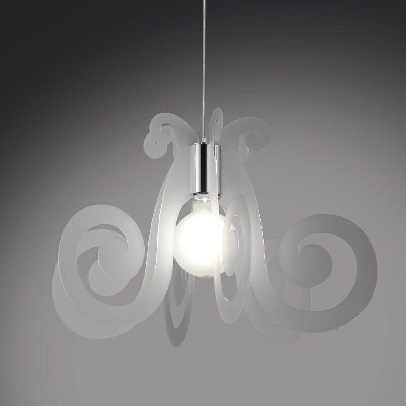 Pendelleuchte aus Plexiglas mizar Satin Durchmesser 64x h41 cm