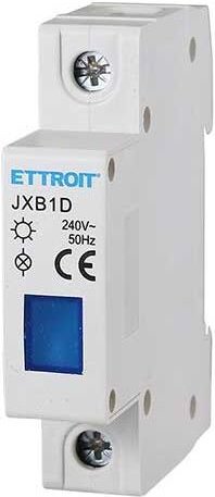 Ettroit - Modulares Blinklicht 230V Blau belegt 1 DIN-Modul Led-Anzeigelampe