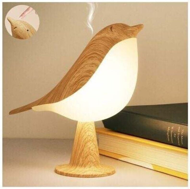 Touch-Nachttischlampe, wiederaufladbare Tischleuchte mit 3 Dimmstufen, 3000K–6000K, 1800mAh, kabellose Tischleuchte, Woh...