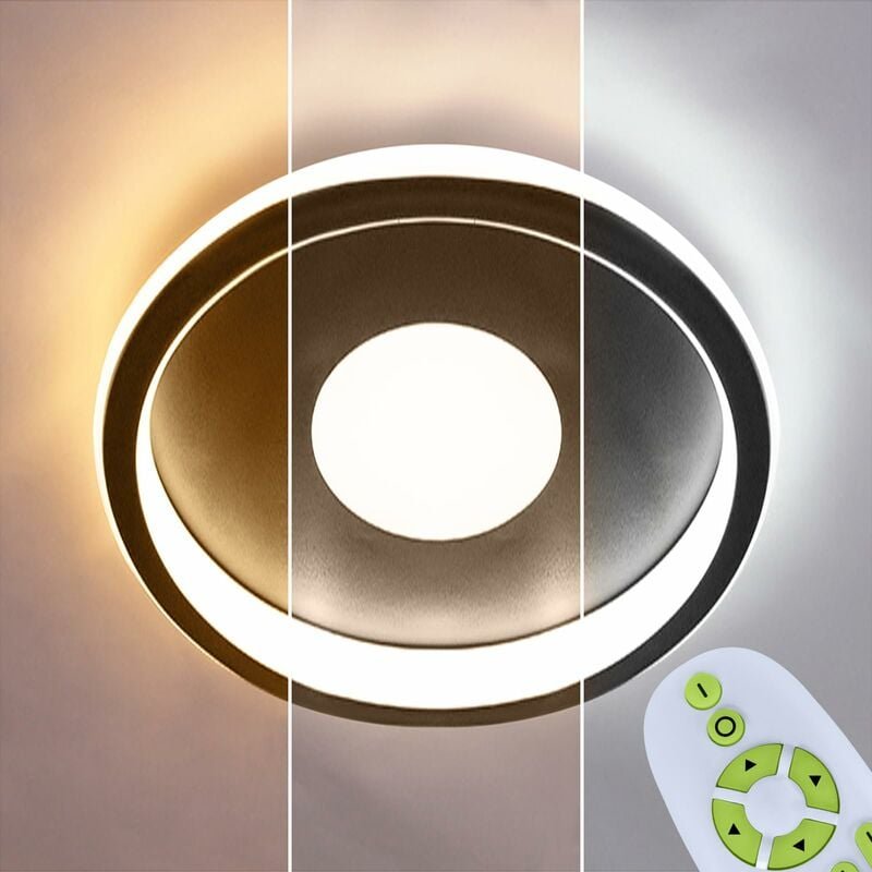 Deckenlampe 64W Dimmbar led Deckenleuchte φ40x5cm Deckenleuchten mit Fernbedienungen Modern Lampe Wohnzimmer Schlafzimme...