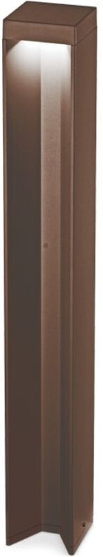 Ideal Lux - kurt led Außenpoller Kaffee, 4000K, IP54, nicht dimmbar