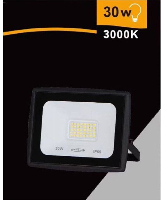 Trade Shop Traesio - Trade Shop - faret led far 30 watt 2700LM IP65 black far luce naturkalt EK02-30W-N -