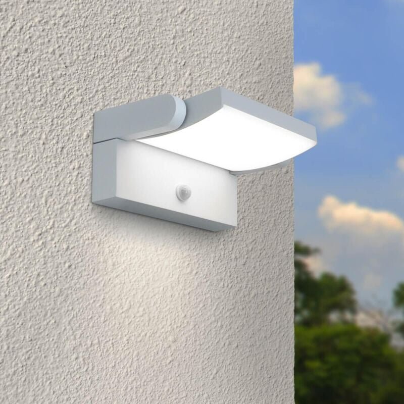 Außenwandleuchte Angle 26,5W schwenkbar mit Bewegungsmelder - Lichtfarbe: 4000K - Farbe: weiß