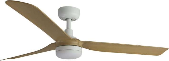 Deckenventilator mit Licht weiß/holz punt 33816-20