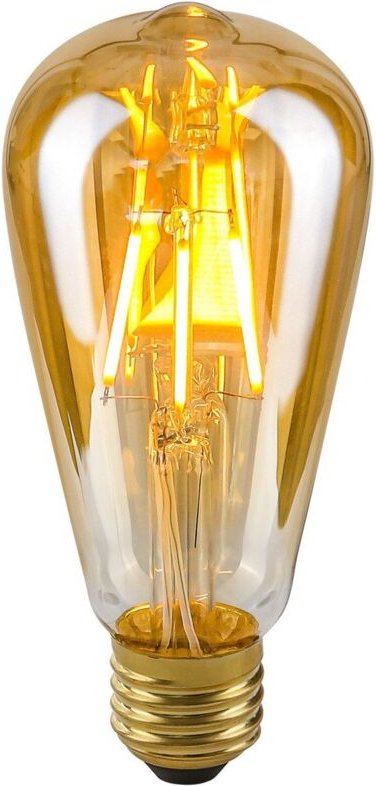 Retro-LED-Glühbirne E27 4W 2200K ST64 Bernstein LDSST64A ST64 Italux