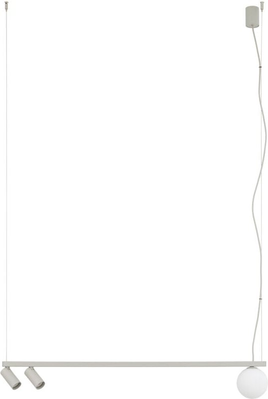 Hängelampe Fourty Seide Grau Alu Nowodvorski 11450