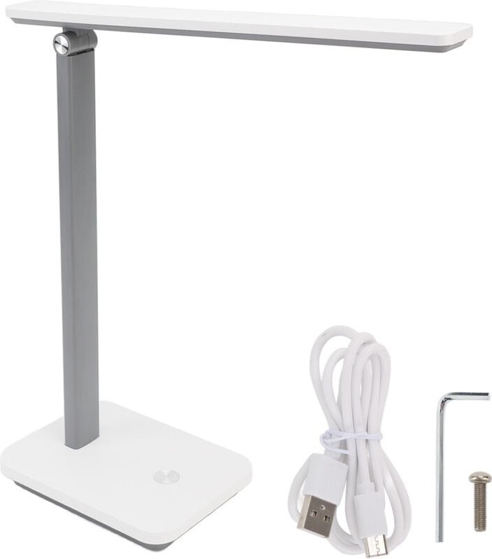 LED-Schreibtischlampe mit warmem Licht, Augenschutz, 3 Helligkeitsstufen, dimmbar, USB Typ C, Touch-Sensor-Schalter, 180...