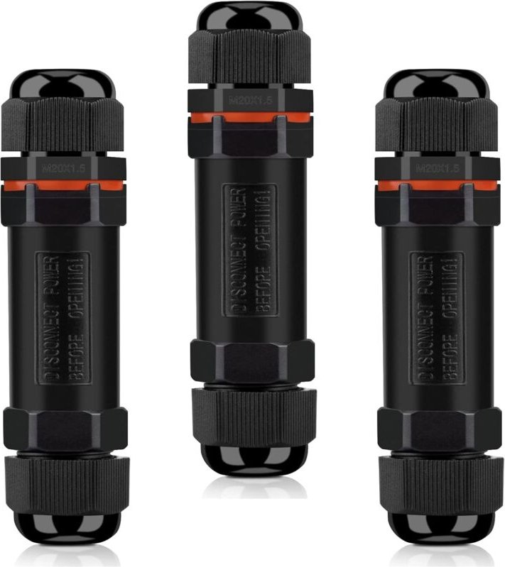 Dolaso - Wasserdichte Kabelverbinder, IP68 wasserdichte Anschlussdose für den Außenbereich, wasserdichter elektrischer A...