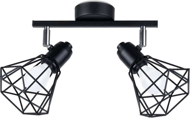 Artemis Twin Deckenstrahler Schwarz - Sollux