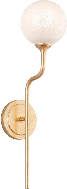 Onyx leichte Wandleuchte Vintage Blattgold - Hudson Valley