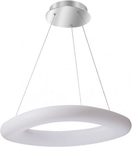 Pendelleuchte paris gr 60w 3000-4000-6500k blanc/silver 5100lm regx73x48 cm mit fernbedienung, speicher und dimmer