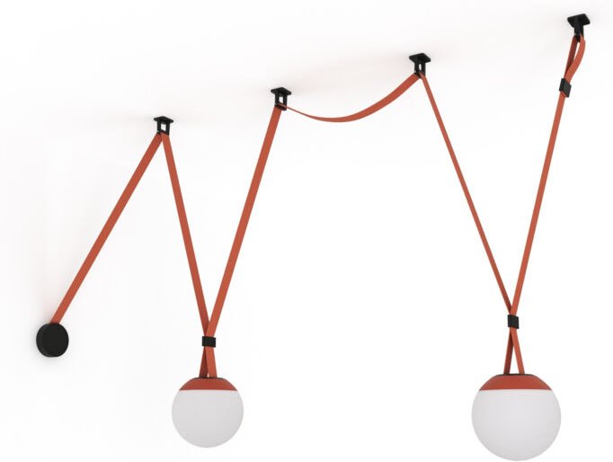 Barcelona Led - Konfigurierbare Lampe "Axia 5" - 2 Kugellampen 12W + leitfähiges