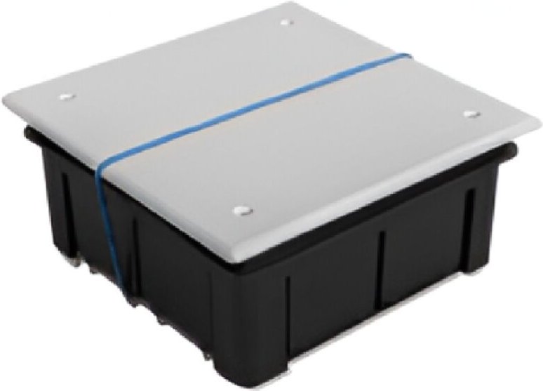 Anschluss- und Abzweigdose Einbau C12 mit Schrauben 105x105x51 mm Weiß