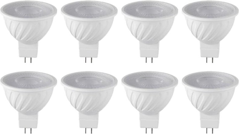 LED-Lampen, 7 W, MR16, GU5.3-Sockel, 6000 K, 580 Weißlicht für Deckenleuchte, Schienenbeleuchtung, Heimgebrauch