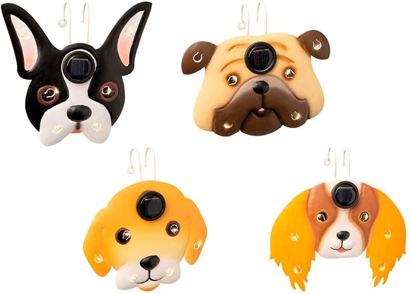Wandleuchte solar dog 4 verschiedene Modelle