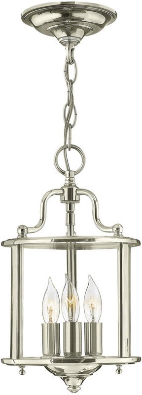 Gentry - 3 Candle Small Pendelleuchte - Nickel poliert - Elstead