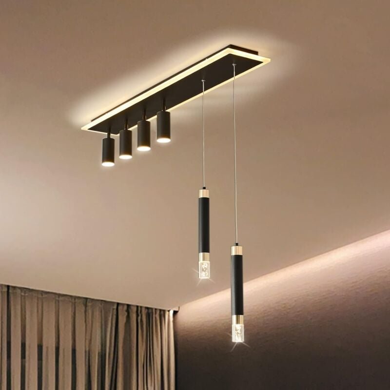 Moderne Deckenlampe 6 Lichter led Pendelleuchte Dimmbar Deckenleuchte Deckenlampe Wohnzimmer Hängelampe Pendelleuchte fü...