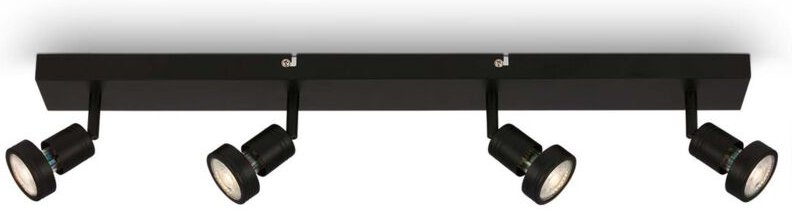 Briloner - led Deckenleuchte Deckenlampe Spots schwenkbar 5W 4xGU10 schwarz