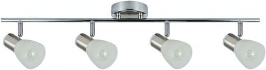 Akunadecor 4-Licht Chrom/Nickel Cholo Badezimmer Leiste d