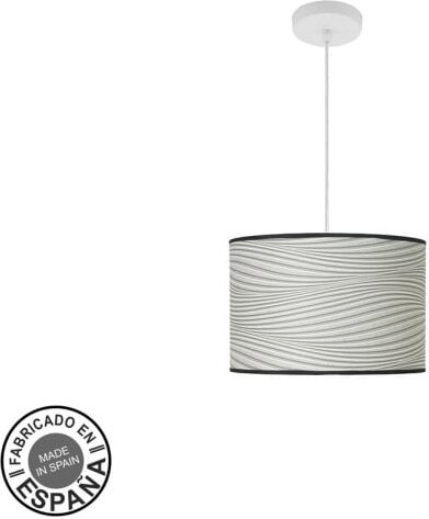 Fashion Anhänger 1xe27 weiß/weiß grau regx30x30cm