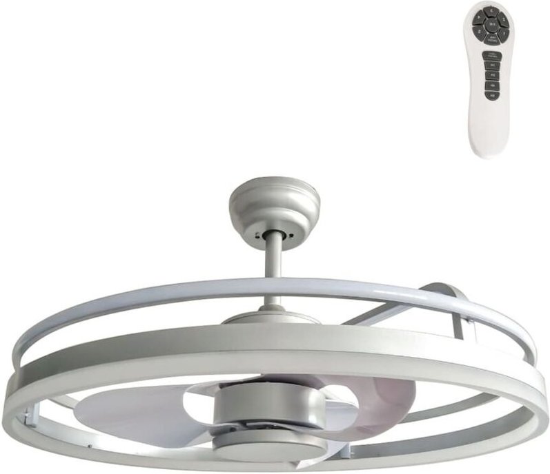 Cristalrecord - DC-Lüfter Agra Grau led 48W 4000K