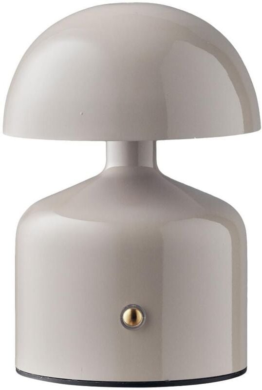 Elida Tischlampe wiederaufladbar grau.