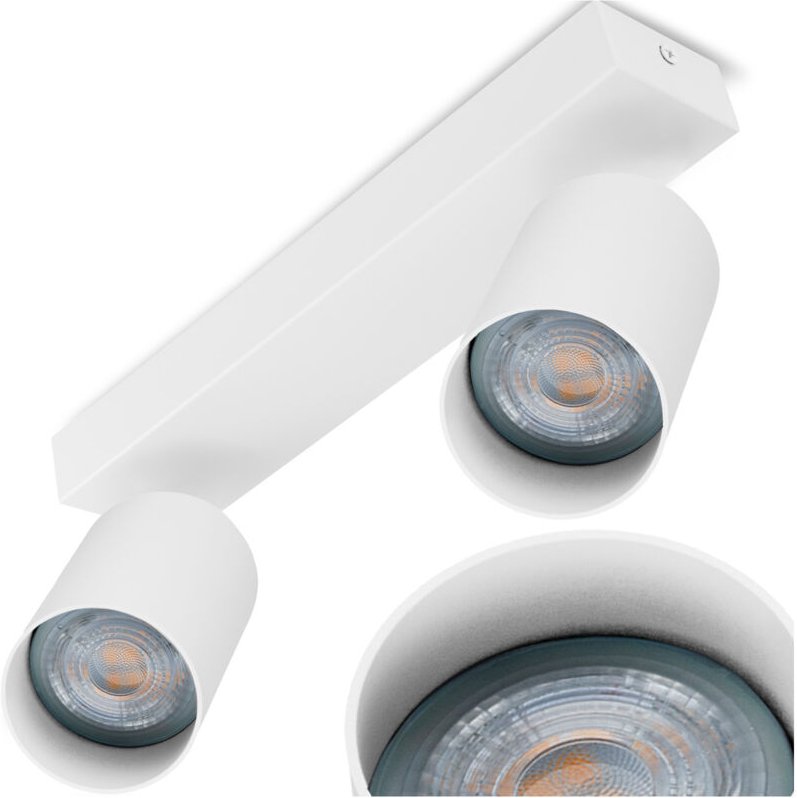 Deckenleuchte Spot Tuba Reflektor Halogenleuchte 2x GU10 TABULA LUMILED