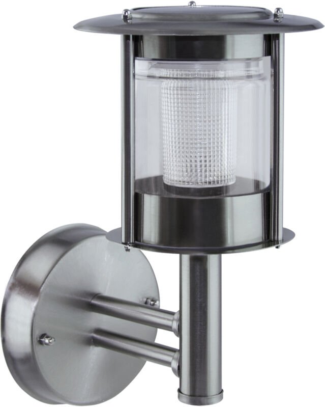 LED Solar Außenwandleuchte ESTERA WLL 0,12W 6500K chrom