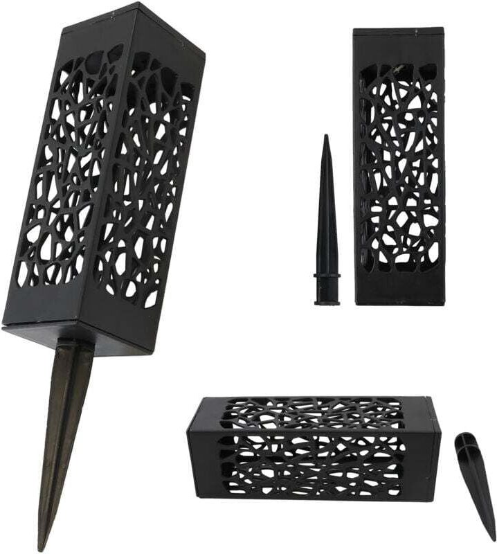 Ajourierte Solarlampe Solarlampe Gartenlampe Solar Gartenleuchte Bewegungsmelde