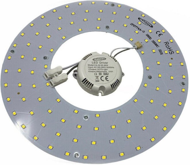 Trade Shop Traesio - Trade Shop - circolina led modulo neon circolare 32 w 265 v ricambio plafoniere luce CA-32 -