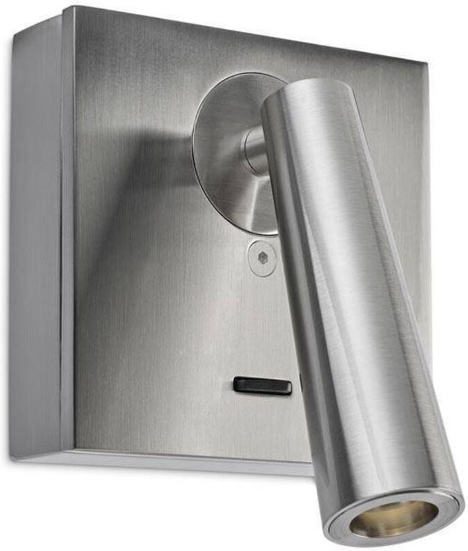 Leds-c4 - Gamma - led Wand Leselampe Satin Nickel 175lm 2700K