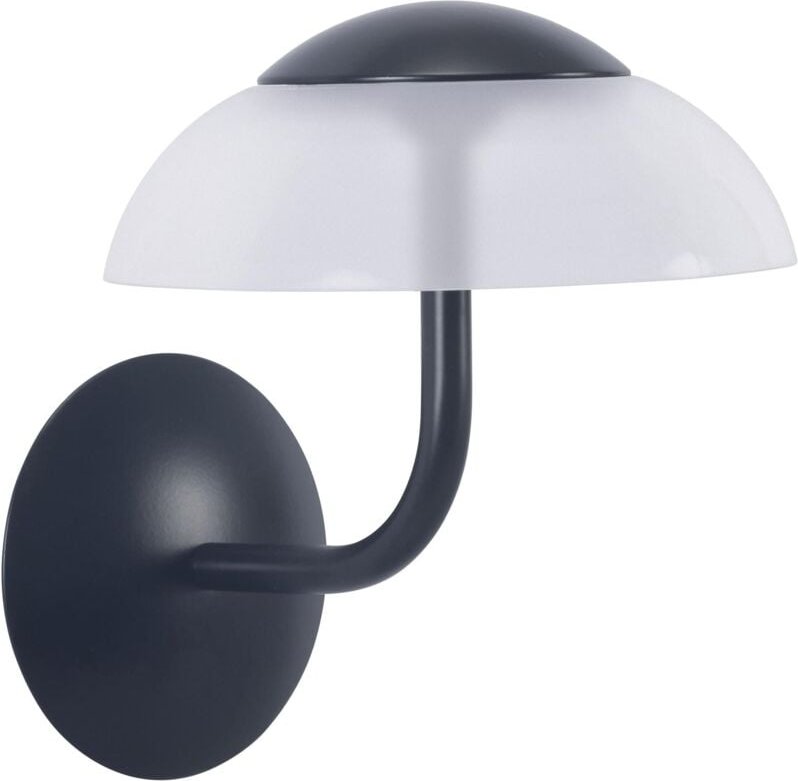 Forlight - Schwarze Wandleuchte Eclipta ii mit 3000K warmweißem LED-Licht