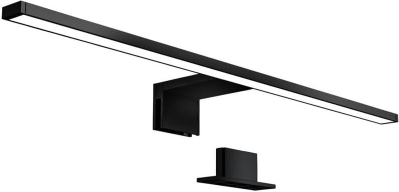 B.k.licht - Spiegelleuchte - 8W, 780lm, led, 2 in 1 Montage, 60cm, neutralweiß, schwarz