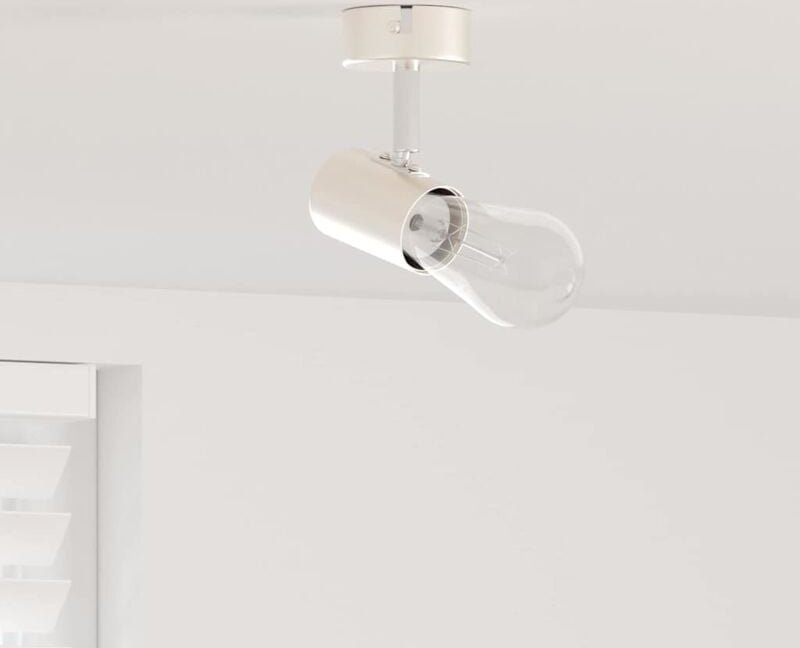 Deckenstrahler Gebürstetes Nickel 6.5 x 6 x 11.5 cm Stahl Vidaxl