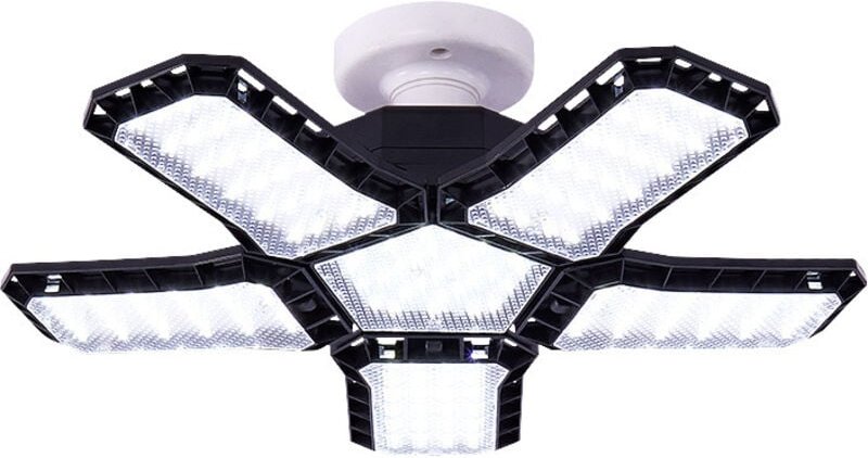 Vtizikl ampoule led pliante feuille de garage large pression 80W5+1 noir