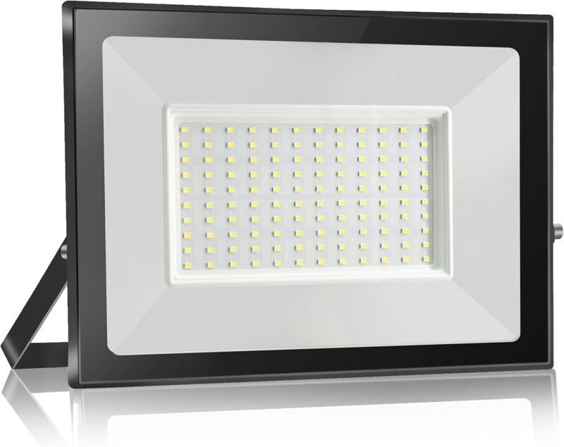 100W LED Strahler Außen, IP65 Wasserdicht Außenstrahler LED Fluter 10000LM Scheinwerfer Flutlicht, Aussenstrahler für Hi...