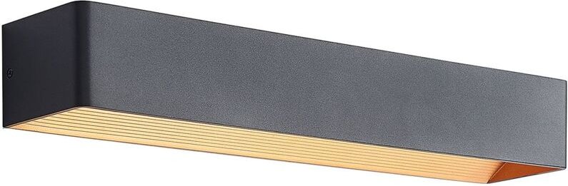 Karam LED-Wandleuchte, 53 cm, schwarz - Schwarz, gold - Arcchio