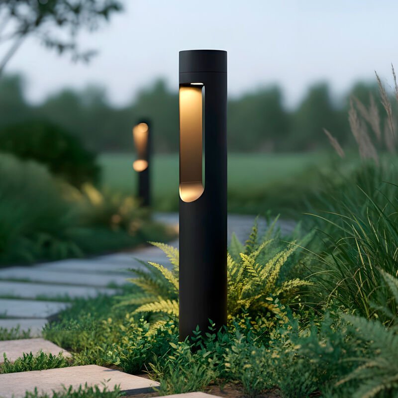 LED-Außenleuchte "Medinipur", 60 cm, 10 W 220 V AC, 3000 K, Schwarz