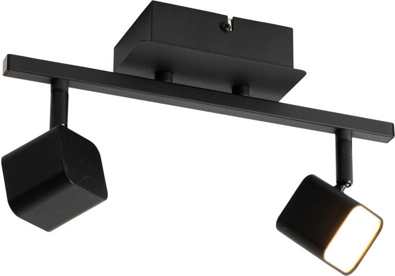 Moderne Deckenleuchte schwarz inkl. LED 2-flammig - Nola