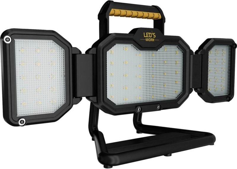Led's Work - led Akku Arbeitsstrahler, 30W, 3000 Lumen, IP54, dimmbar