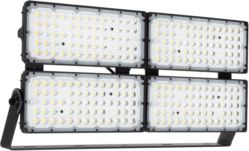 LED Fluter 800W Stadium 160 lm/W IP66 Dimmbar 0-10V Horizontal 4000K 60º Neutralweiß