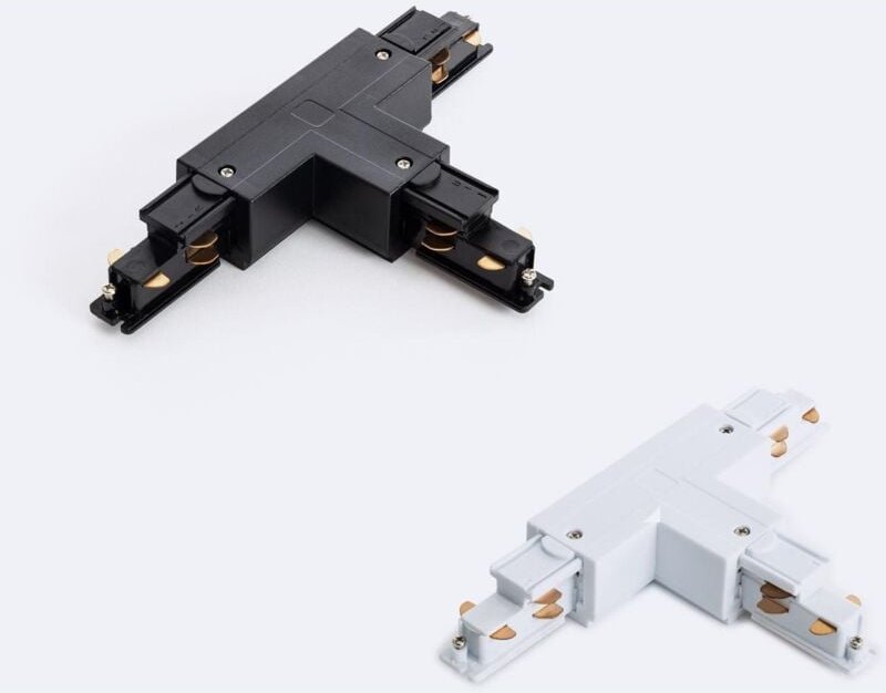 Efectoled - Verbindungsstück Right Side Typ t für 3-Phasenstromschiene dali Schwarz