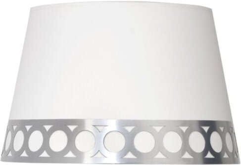 Dalia Pendelleuchte Schirm e27 weiß/silber 40dx30dx25h