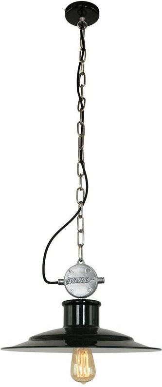 Hängelampe Esstisch Pendelleuchte Retro Wohnzimmerlampe schwarz, Vintage Schirmlampe Höhenverstellbar, Metall silber, 1x...