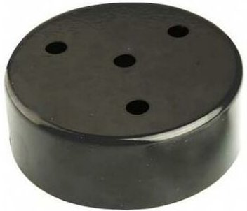 Fai rosette 1159/ne/4 zylindrisch - mit 4 löchern für anhänger