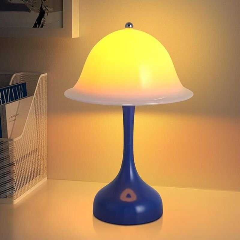 GBLY Tischlampe Kabellos LED Akku Touch USB Aufladbar Dimmbar 3 Farbtemperaturen Modern Nachtlicht Für Wohnzimmer Arbeit...