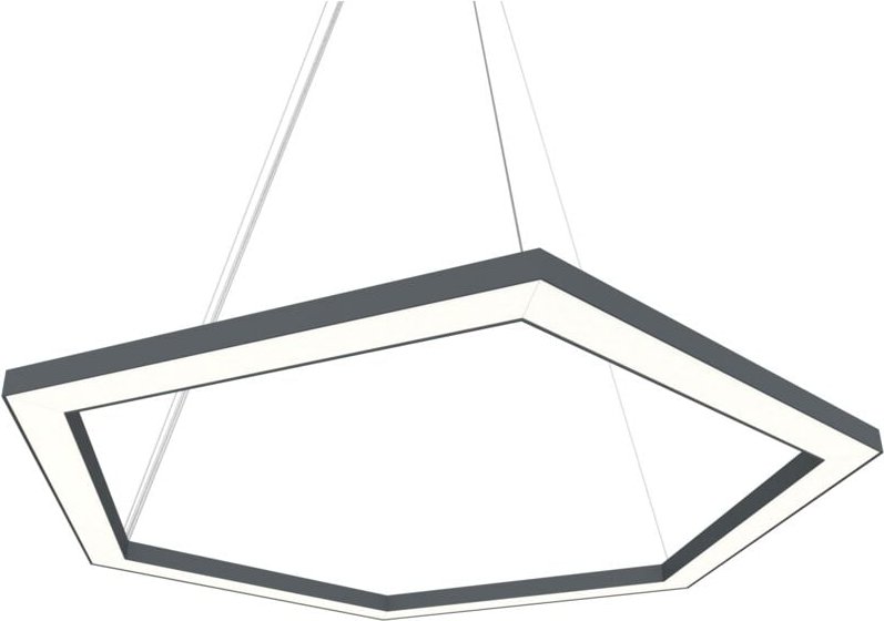 Esagono Sospensione Ø60 Monocolore Opaco